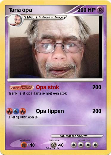 Pokemon Tana opa