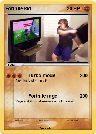 Pokemon Fortnite kid