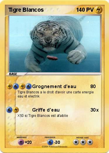 Pokemon Tigre Blancos