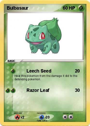 Pokemon Bulbasaur