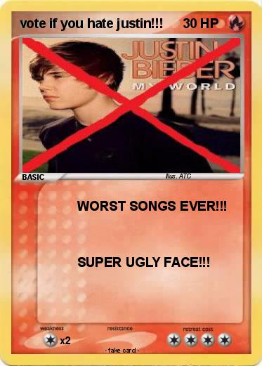 Pokemon vote if you hate justin!!!