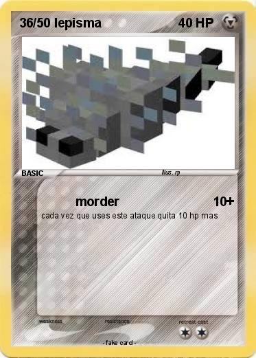 Pokemon 36/50 lepisma