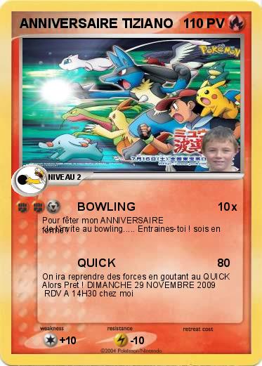 Pokemon ANNIVERSAIRE TIZIANO