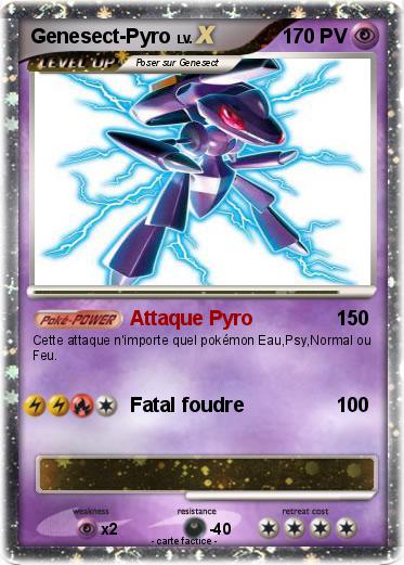 Pokemon Genesect-Pyro
