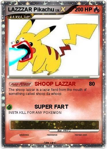 Pokemon LAZZZAR Pikachu