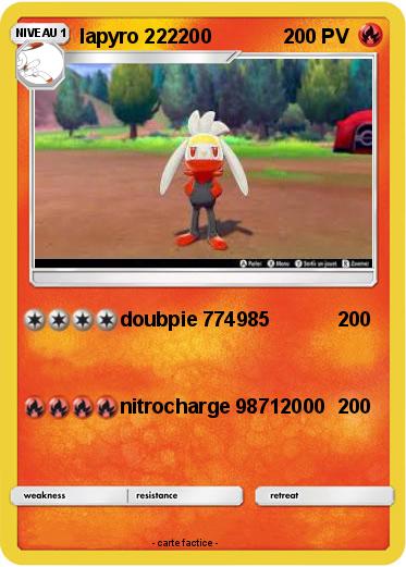 Pokemon lapyro 222200