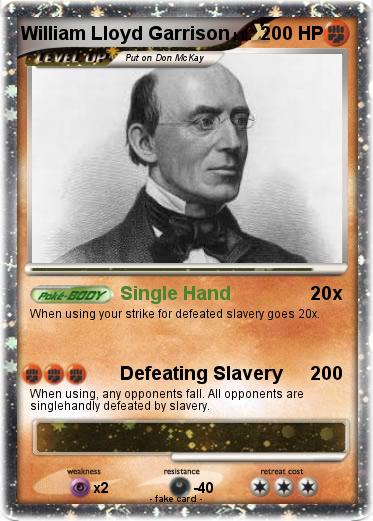 Pokemon William Lloyd Garrison