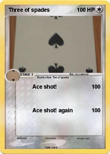 Pokemon Three of spades