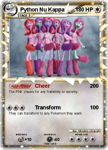 Pokemon Python Nu Kappa