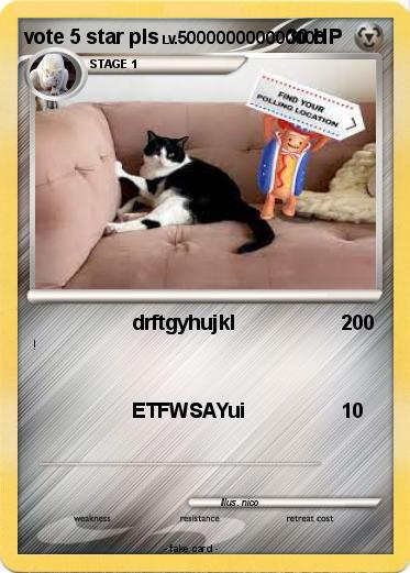 Pokemon vote 5 star pls