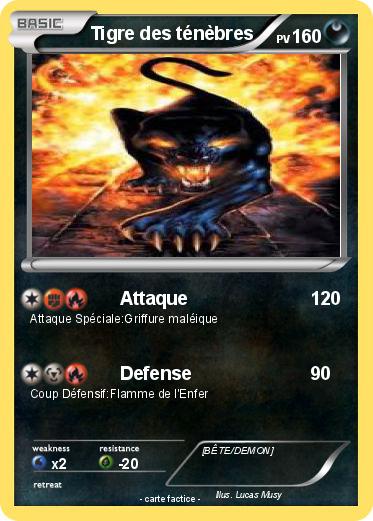 Pokemon Tigre des ténèbres