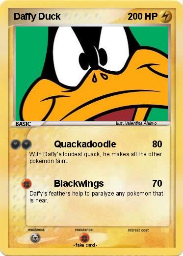 Pokemon Daffy Duck