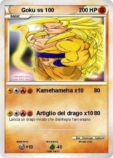 Pokemon Goku ss 100