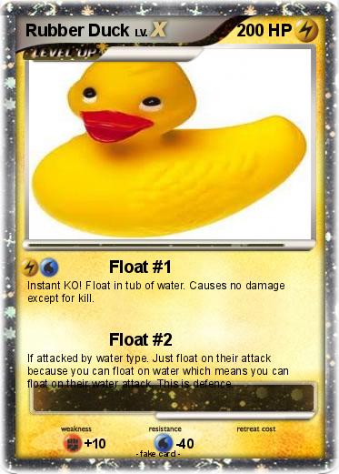 Pokemon Rubber Duck
