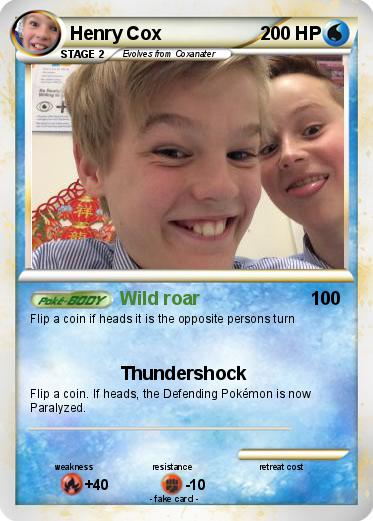 Pokemon Henry Cox