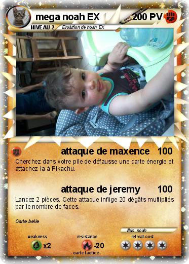 Pokemon mega noah EX
