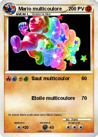 Pokemon Mario multicoulore
