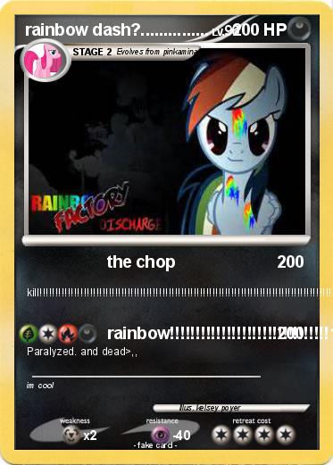 Pokemon rainbow dash?...............