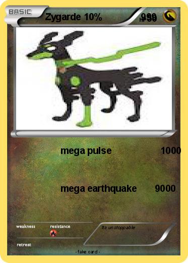 Pokemon Zygarde 10%               999
