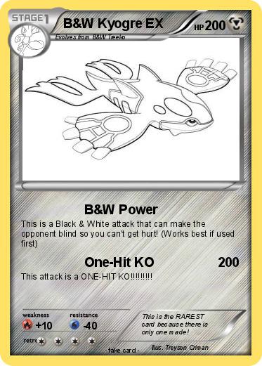 Pokemon B&W Kyogre EX