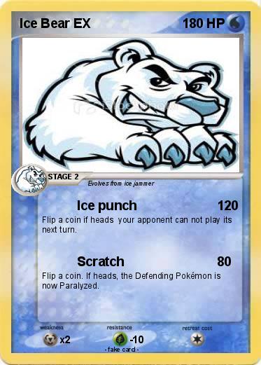 Pokemon Ice Bear EX