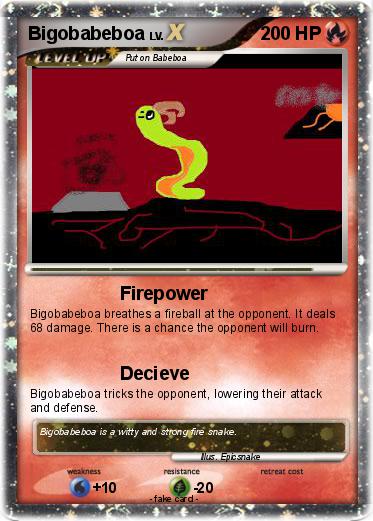 Pokemon Bigobabeboa