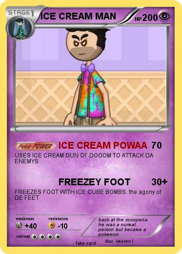 Pokemon ICE CREAM MAN