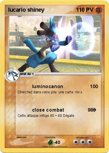 Pokemon lucario shiney