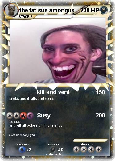 Pokemon the fat sus amongus