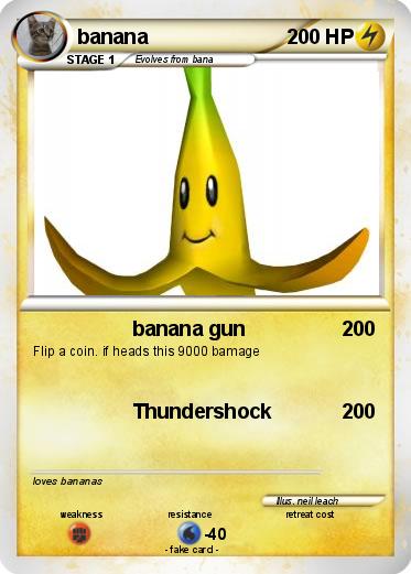 Pokemon banana