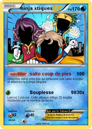 Pokemon ninja stiques