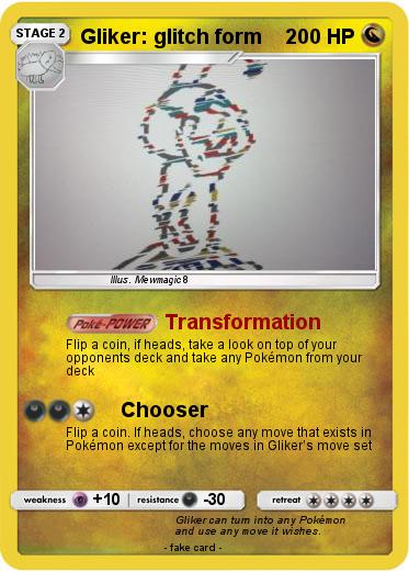 Pokemon Gliker: glitch form