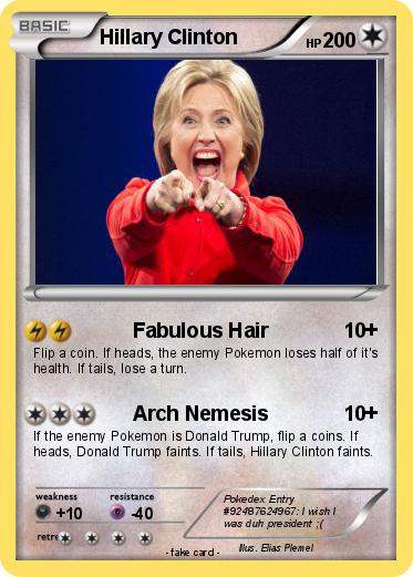 Pokemon Hillary Clinton