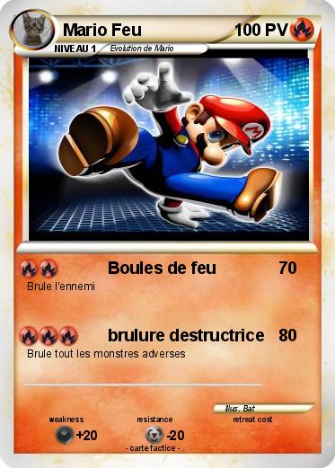 Pokemon Mario Feu