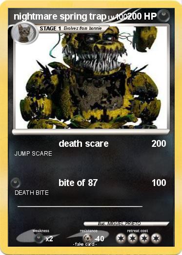 Pokemon nightmare spring trap
