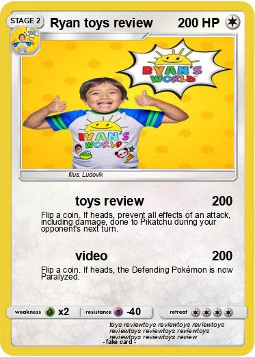 Pokemon Ryan toys review