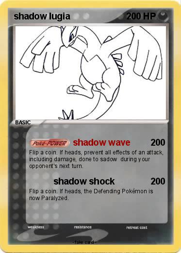 Pokemon shadow lugia