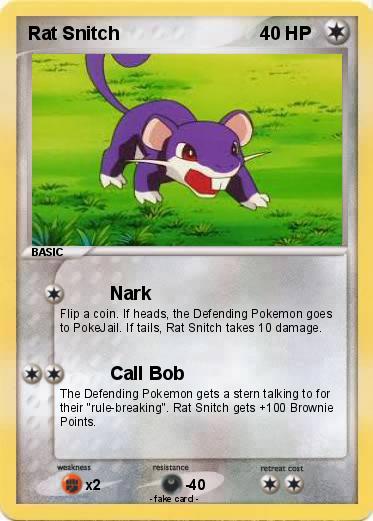 Pokemon Rat Snitch