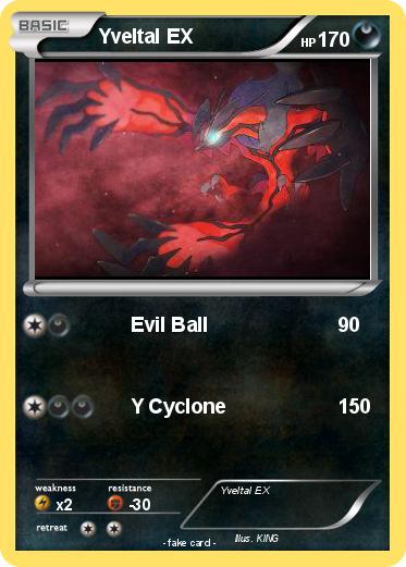 Pokemon Yveltal EX