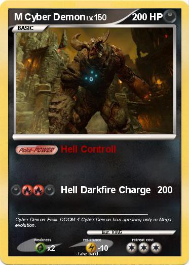 Pokemon M Cyber Demon