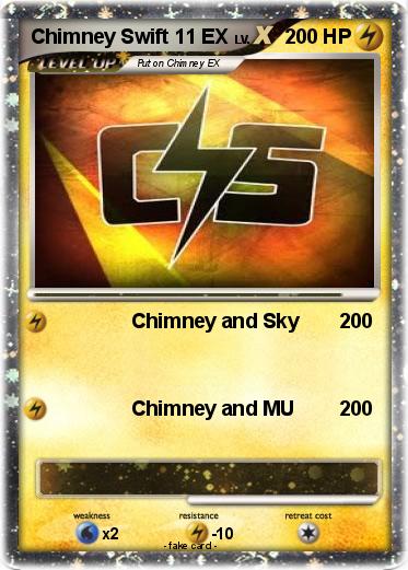 Pokemon Chimney Swift 11 EX