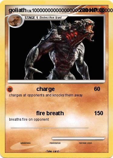 Pokemon goliath