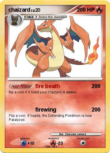 Pokemon chaizard