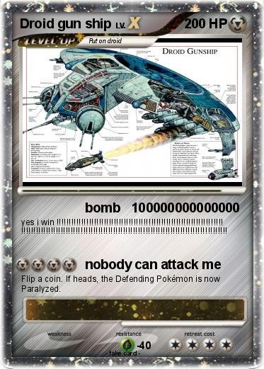 Pokemon Droid gun ship