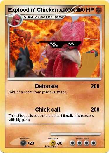 Pokemon Exploodin' Chicken