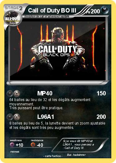 Pokemon Call of Duty BO III