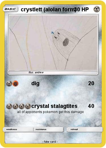 Pokemon crystlett (alolan form)