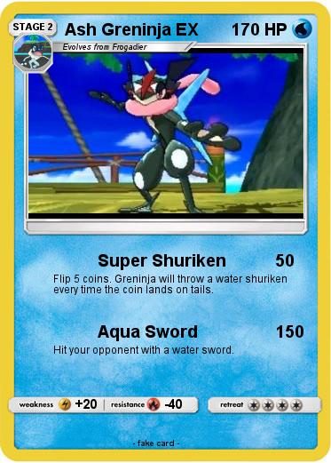 Pokemon Ash Greninja EX