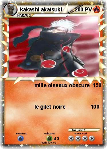 Pokemon kakashi akatsuki