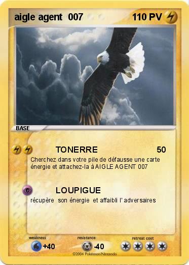 Pokemon aigle agent  007